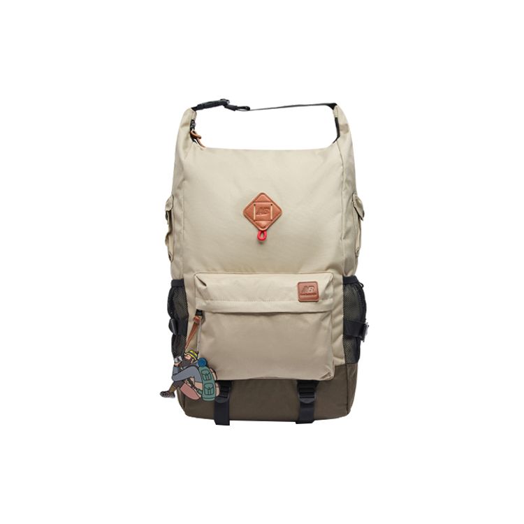 

New Balance × JHI Collaboration Sports Leisure Large Capacity Fabric Tote Backpack Unisex backpack Off-White GCA89113-BEI Ecru