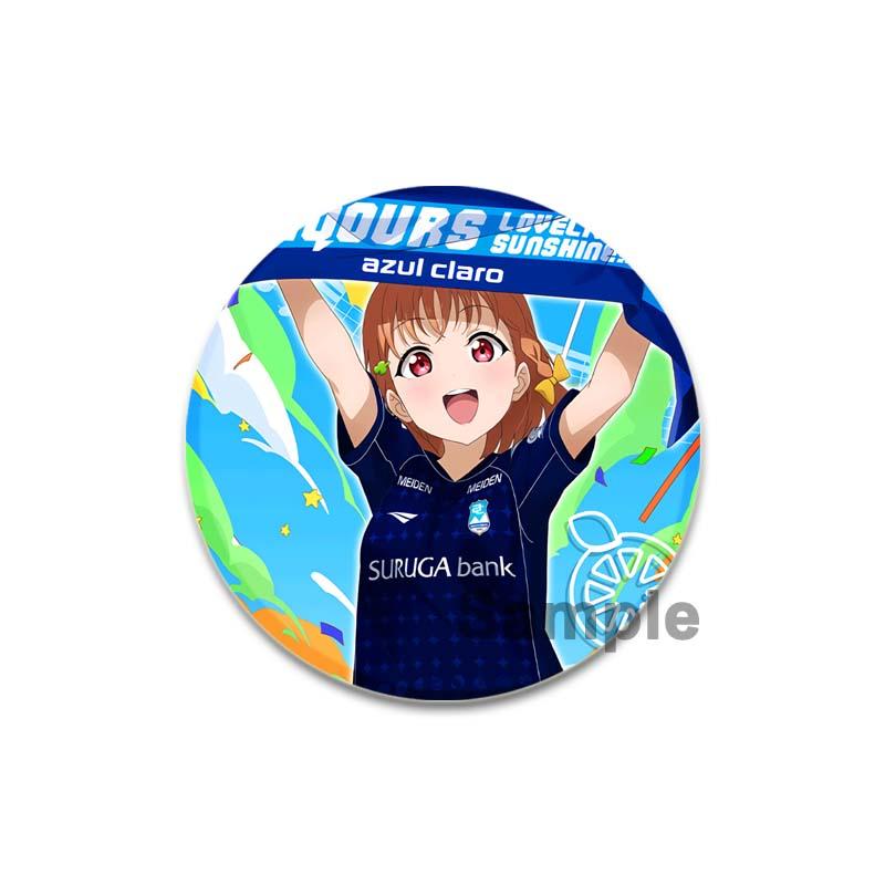 32/44/58mm LoveLive!SuperStar!!Ping An Pansy Tang Coco Round Brooch Clothing Lapel Pin Souvenir Soft Button  Decorative Hat Badge