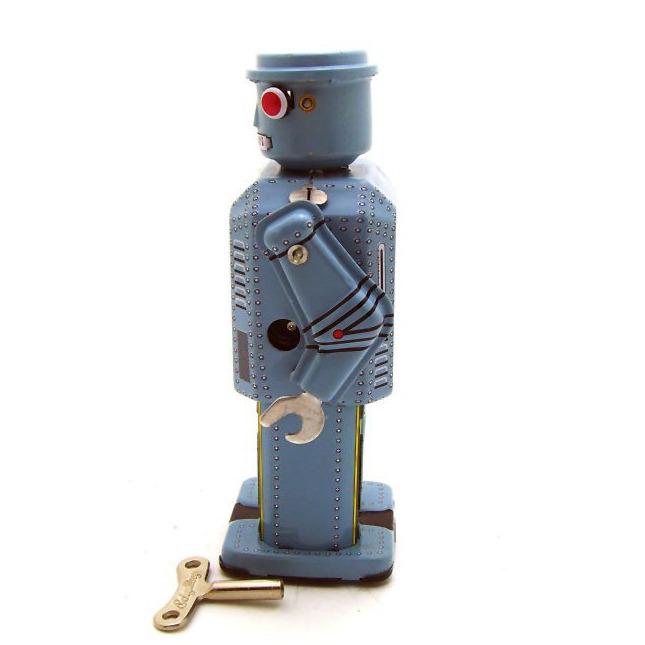 MS416 Big-Eyed Retro Robot Tin Toy - Nostalgic Collection Craft Gift & Creative Home Decor