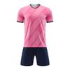 New Men'S And Women'S Kids Soccer Uniform Set Short Sleeve Quick Dry Student Team Competition Training Jersey Team Uniform