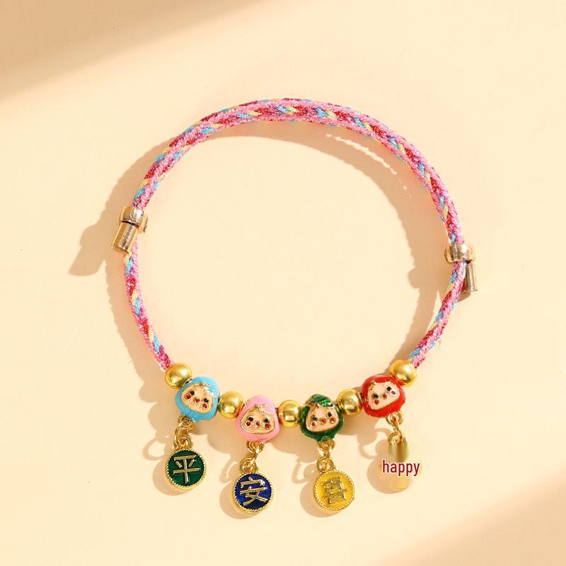 Dragon Boat Festival Five-Color Zongzi Bracelet for Kids & Adults
