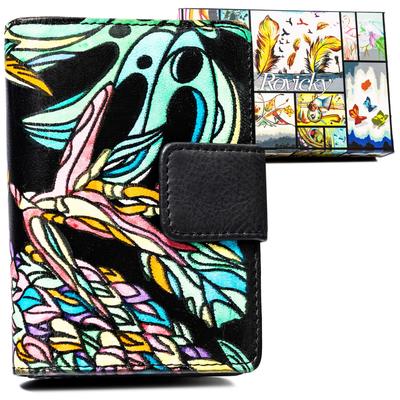 Portefeuille en cuir pour femme R-N109-ART-18-7132
