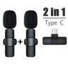 K9 Bluetooth Wireless Microphone Portable, Audio, Video, Static, Suitable for iPhone Outdoor Live Streaming Gaming Phone Type-c