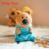 Bear Kangaroo Plush Keychain With Christmas Hat For Kids Gift And Collectible Decor