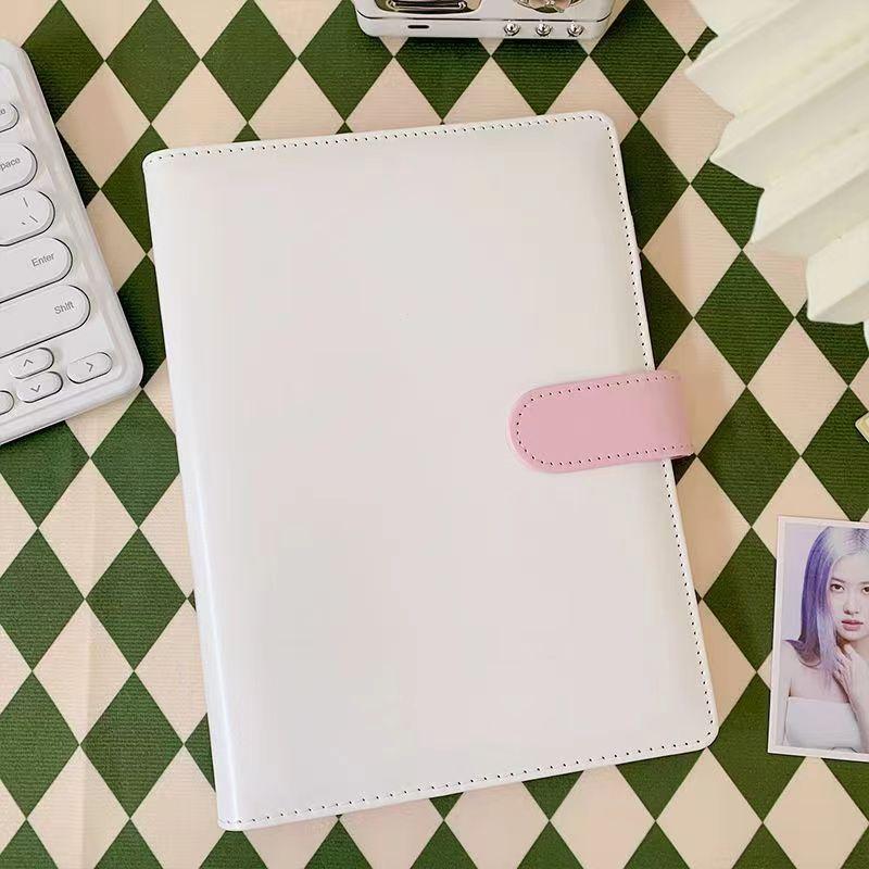 A5 Eiscreme Farbe Koreanischer Kpop Idol Kartenhalter Po Album Sammelbuch Pu Leder Ordner Pocards Aufbewahrung Schulbedarf