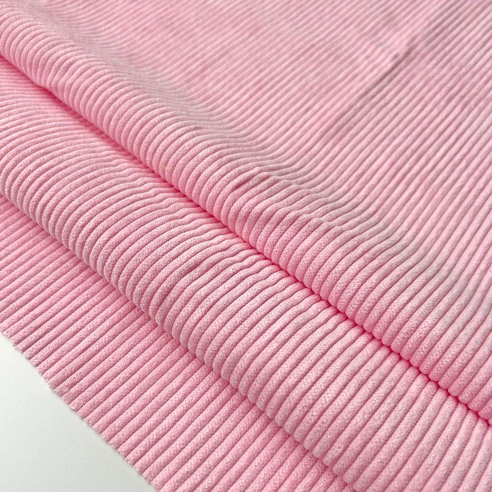 

50x150cm Warm Corduroy Fabric 8 Stripe Rib For DIY Winter Clothes Hoodie Padded Trousers Hat Bed Mattress Cover Handbag Supplies 50cm X 150cm світло-рожевий колір