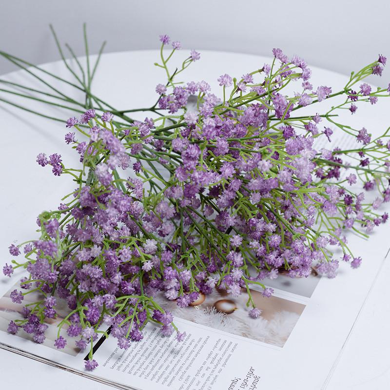 Colored Multi Fake Flower Gypsophila Paniculata For Wedding  And Desk Decor