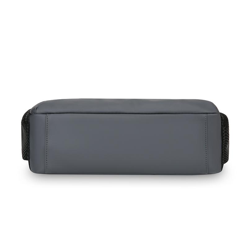 Solid Color Crossbody Bag Men's Large Capacity Shoulder Bag Commuter Briefcase