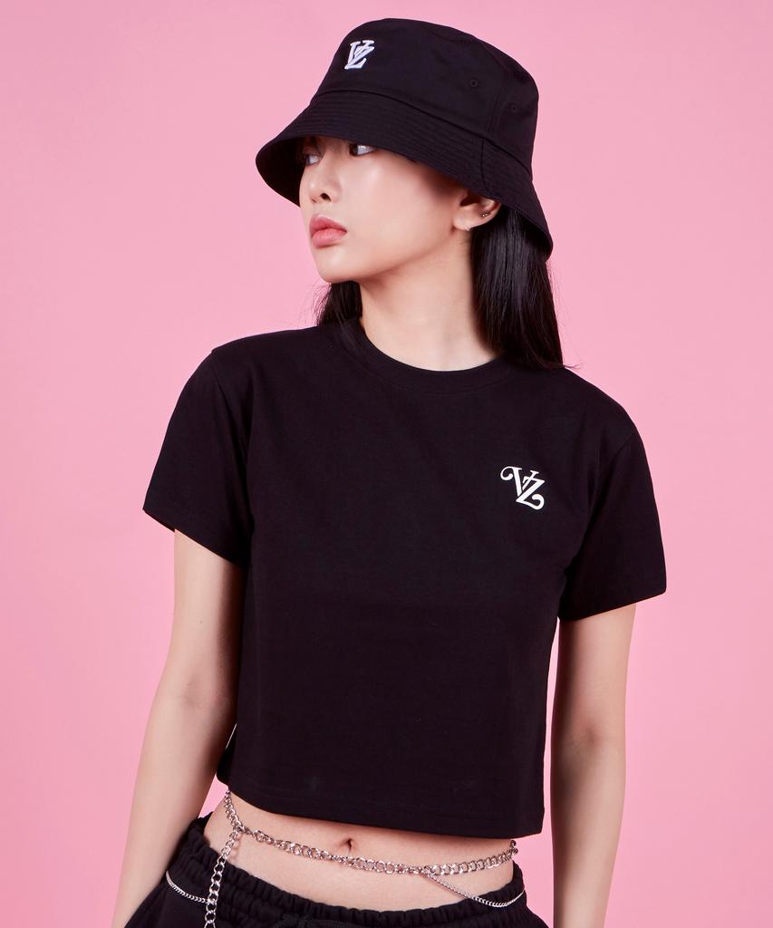 Bajal Love Bazal Crop Short Sleeve T-Shirt (4 Colors)