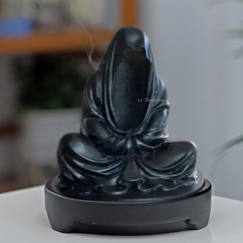 

European Incense Burner Phase-free Resin Creative Coil Incense Censer Home Indoor Tea Room Decoration Aromatherapy Appliance чёрный