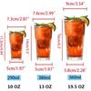 Transparent Tea Cups Acrylic Water Cup Juice Beverage Tumbler Break-resistant Drinkware Bar Restaurant Beer Cocktail Glasses