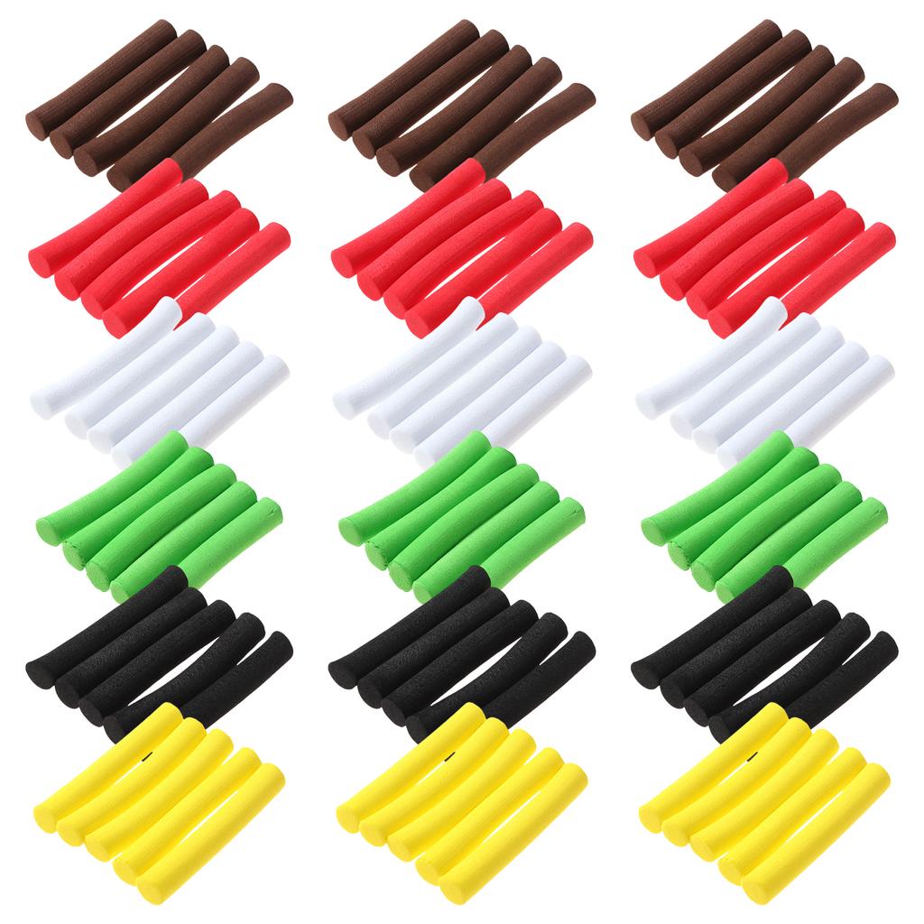 5Pcs Light Weight Fishing Foam Sticks Reusable Foam Rods Portable Cylinder Foam Sticks for Pond River Easy To Use