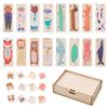 0-12 Wooden Puzzle 48PC Board Games Cartoon Animal Wooden Creative Puzzle Montessori Education Wooden Toys Puzzles Learning Toys