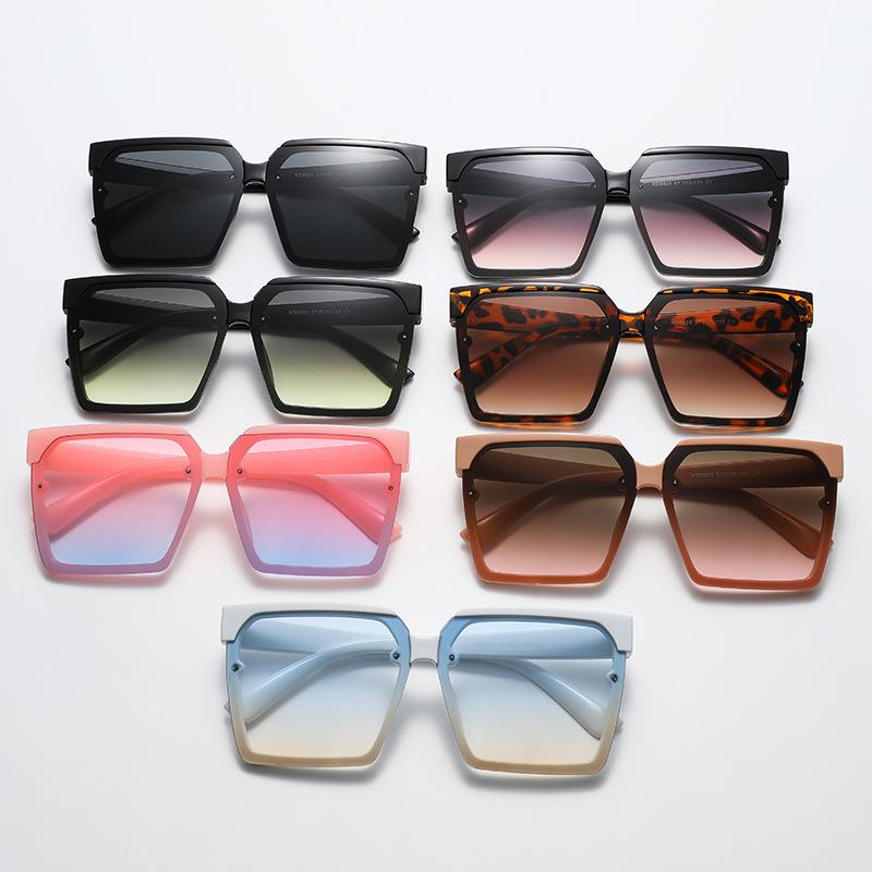 Personalized Square Outdoor Sunglasses Minimalist Sunmmer Gradient Lens Sunglasses Women UV Resistant Sunshade Sunglasses