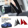 Door A Pillar Sticker Carbon Fiber for MINI EV J01 E SE Mini Cooper Electric 2024 2025 Accessories Interior Trim Decoration