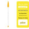 Monami Korean Fiber Watercolor Highlight Pen - Water-based Colored Journal Marker and Outliner Pen