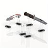 1Set  Acrylic Display Stand Knives Holder Cutter Display Holder Collection Rack Transparent