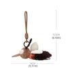 Cartoon Mosquito Plush Pendant Stuffed Animal Stuffed Mosquito Keychain  For Children