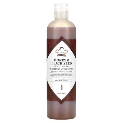 Nubian Heritage, Duschgel, Honig und Schwarzkümmel, 13 fl oz (384 ml)