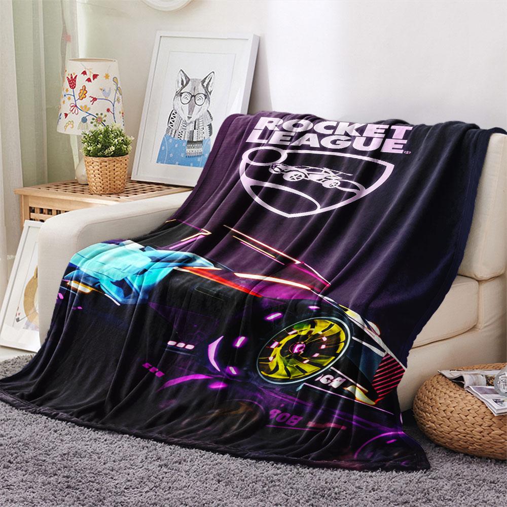 Coperta Rocket League, Alta qualità, Confortevole per Tutte le Stagioni, Decorazione per la Casa, Calore e Comfort