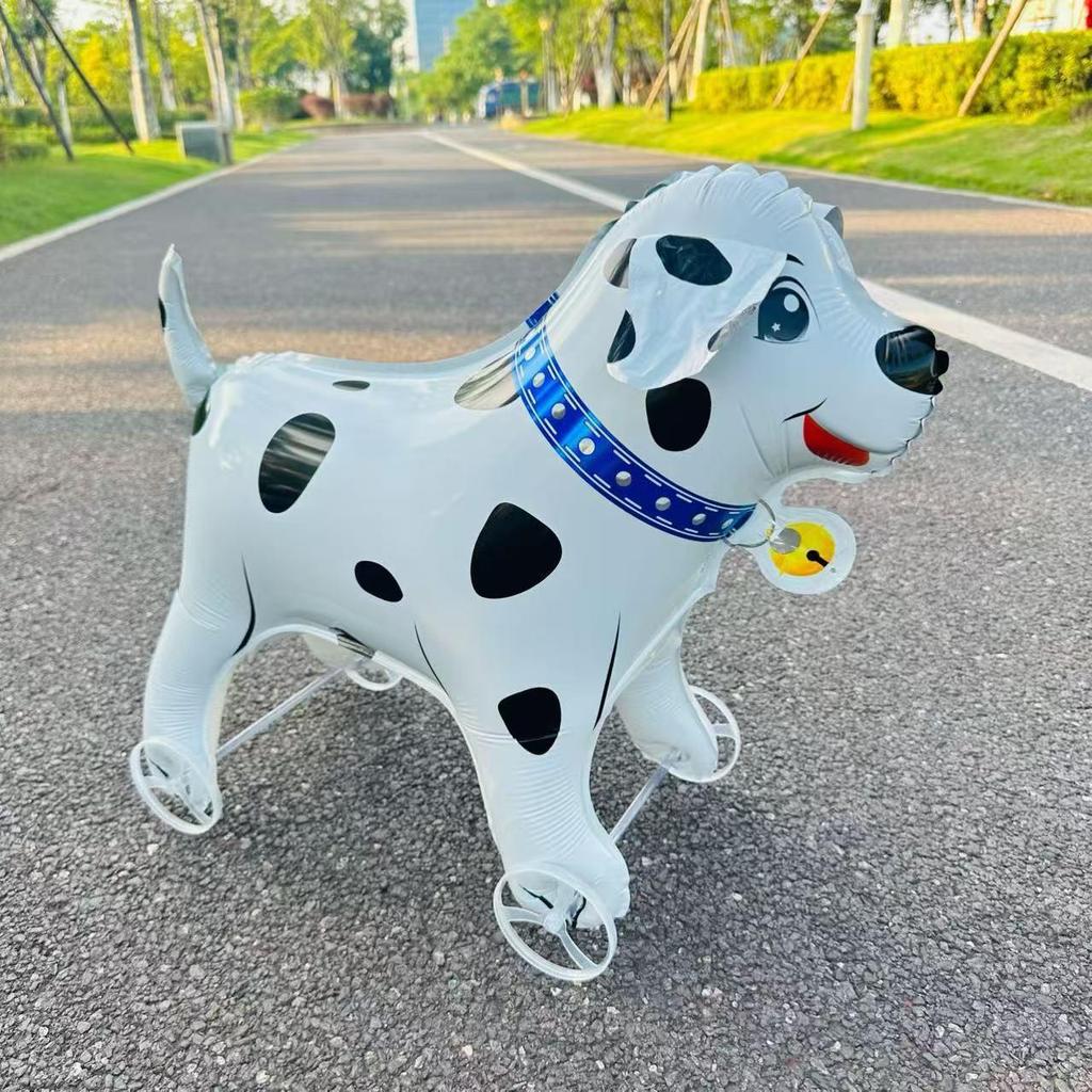 2025 Celebrity Animal Walking Balloon with Wheels - Children's Birthday Decoration Toy