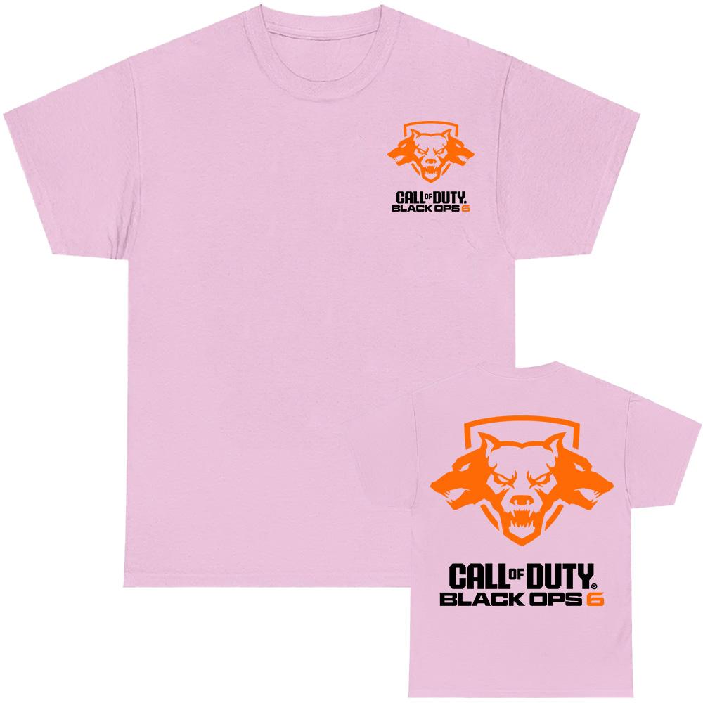 Streetwear Hip Hop Men Women Tees BO6 Call of Duty Black Ops Game Printing Tshirts Cotton Short Sleeve O-neck T-shirt Unisex Top