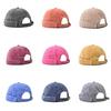 Waterwashed Denim Cap Men Street Style Unstructured Sun Protection Sunshade Summer