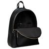 Calvin Klein Embossed Letter Logo Polyurethane Backpack Women's Black