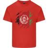 Torn Afghanistan Flag Afghan Day Football Unisexs Light Cotton TShirt