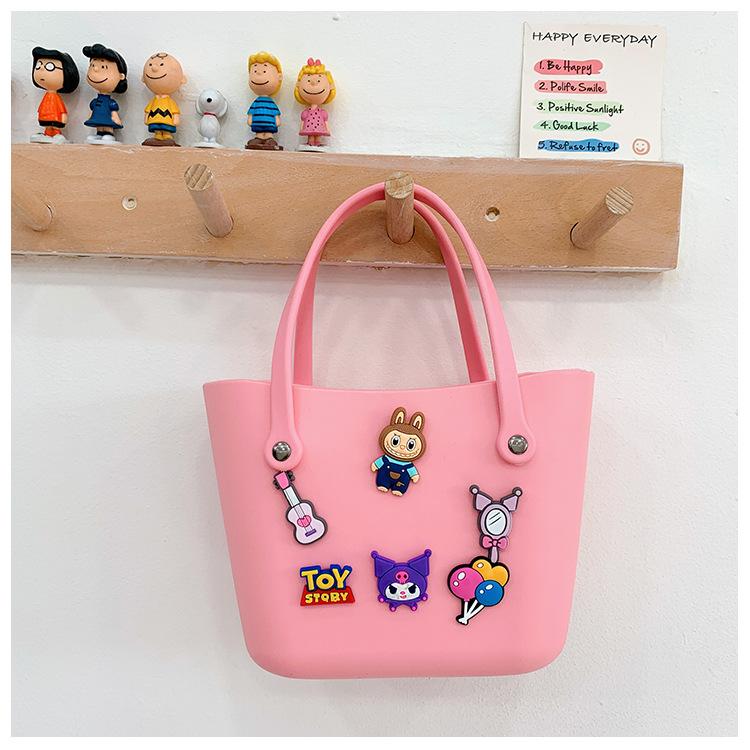 School Bag New Children's Handbag Girl Love Foreign Style Snack Bag Trendy Versatile Vegetable Basket Bag