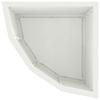 Corner Planter White 30 x 30 x 35 cm Steel