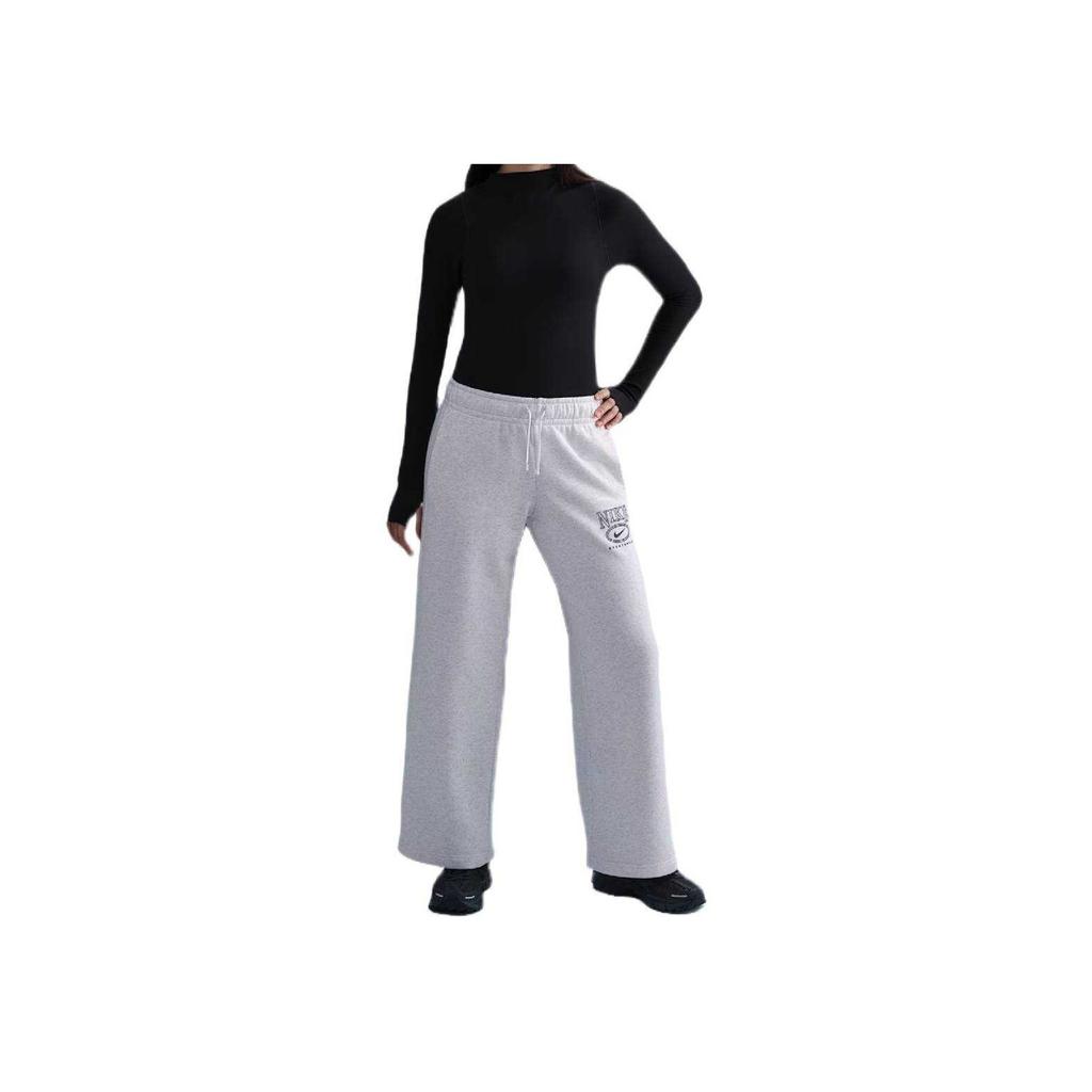 Nike Sportswear Club Fashion Simple Comfortable Solid Color Casual Pants Women Bottoms Gray HJ0870-051
