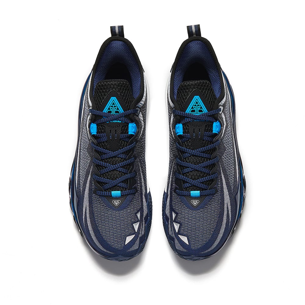 Anta Swagger 2 Tlumicí Odolné proti oděru Odrazové Nízké Basketbalové Boty Pánské Modré 912531106-4