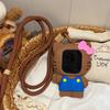 Black KT Cat Silicone Strap for Apple Watch Series 1-8, S10/SE3/Ultra 2.