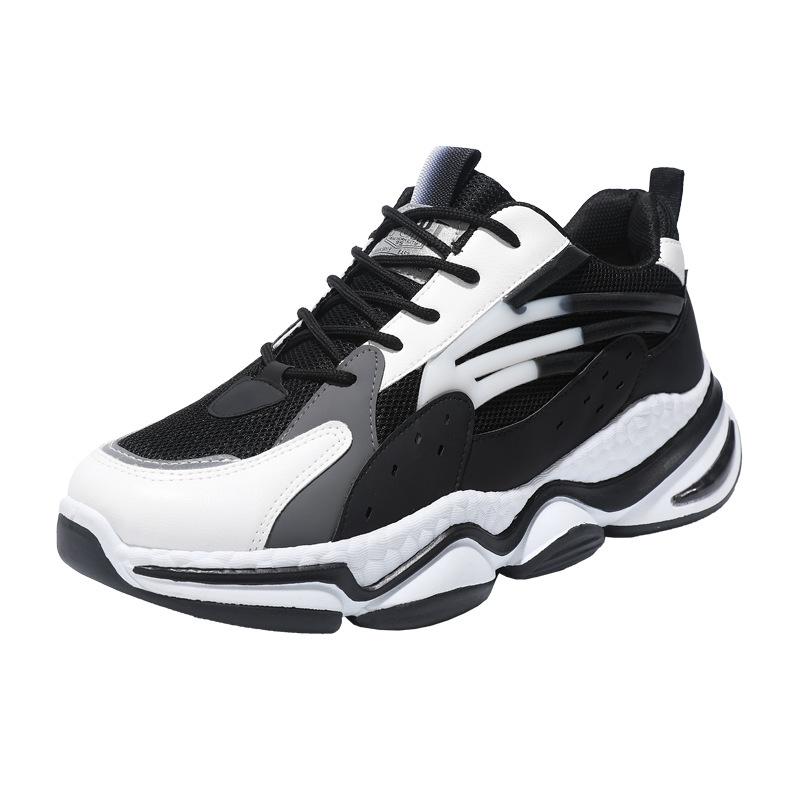 Men's Casual Shoes, Sports Shoes, Thick-soled Wear-resistant and Breathable Single Shoes, Fashionable Versatile Large-size Dad Shoes