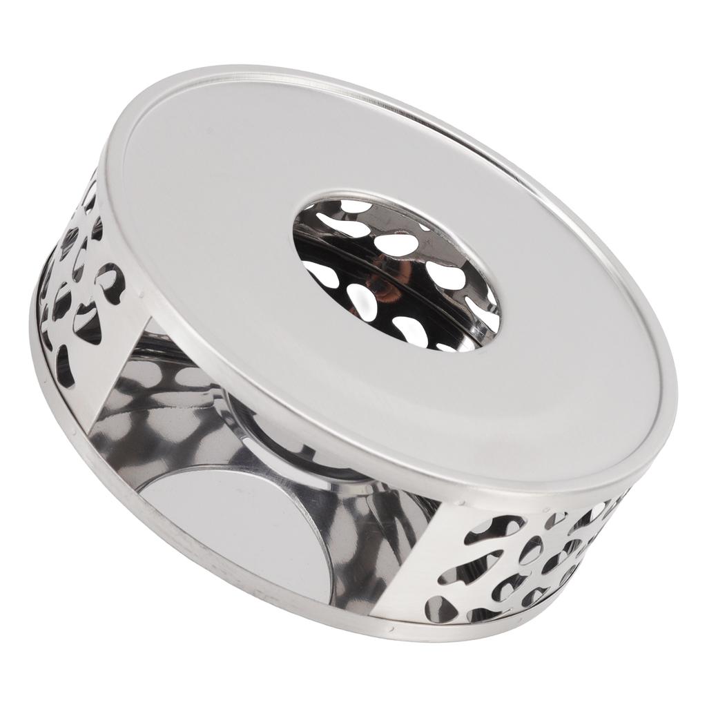Teapot Heater Stainless Steel Ventilation Hole Design Hollow Teapot Warmer for Home Irregular Hole