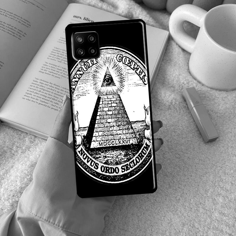 Illuminati Eye Occult Pyramid For Samsung Galaxy A54 A34 A14 A52 A32 A12 A13 A33 A53 A15 A16 A26 A36 A56 A06 A35 A55 Case