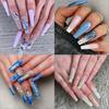 Clear Nail Tips Acrylic Nails - Coffin Nail Tips Professional Nail Tips Acrylic Nails Half Cover Clear Fake Nail Tips Long Coffin Shaped False Nail Ti