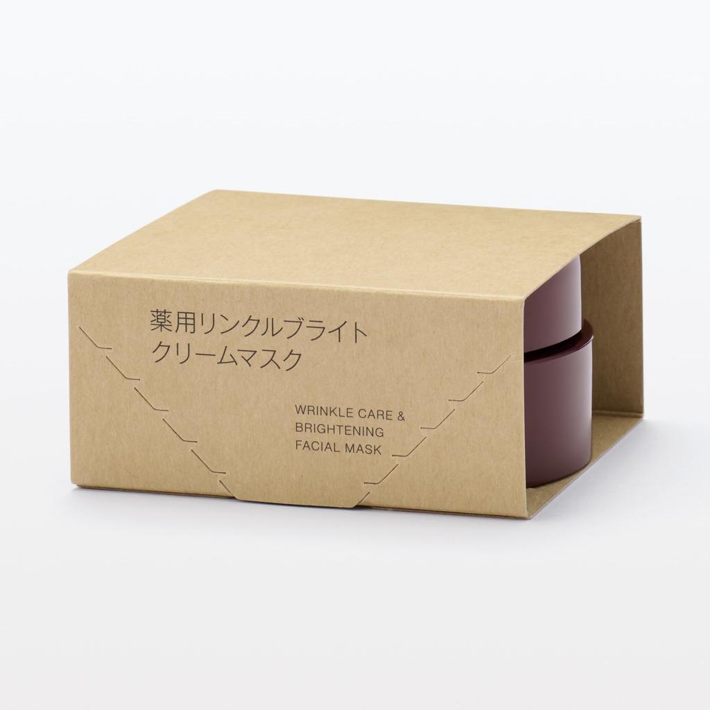 MUJI Medicated Wrinkle Bright Cream Mask 80g OAQ66A4A