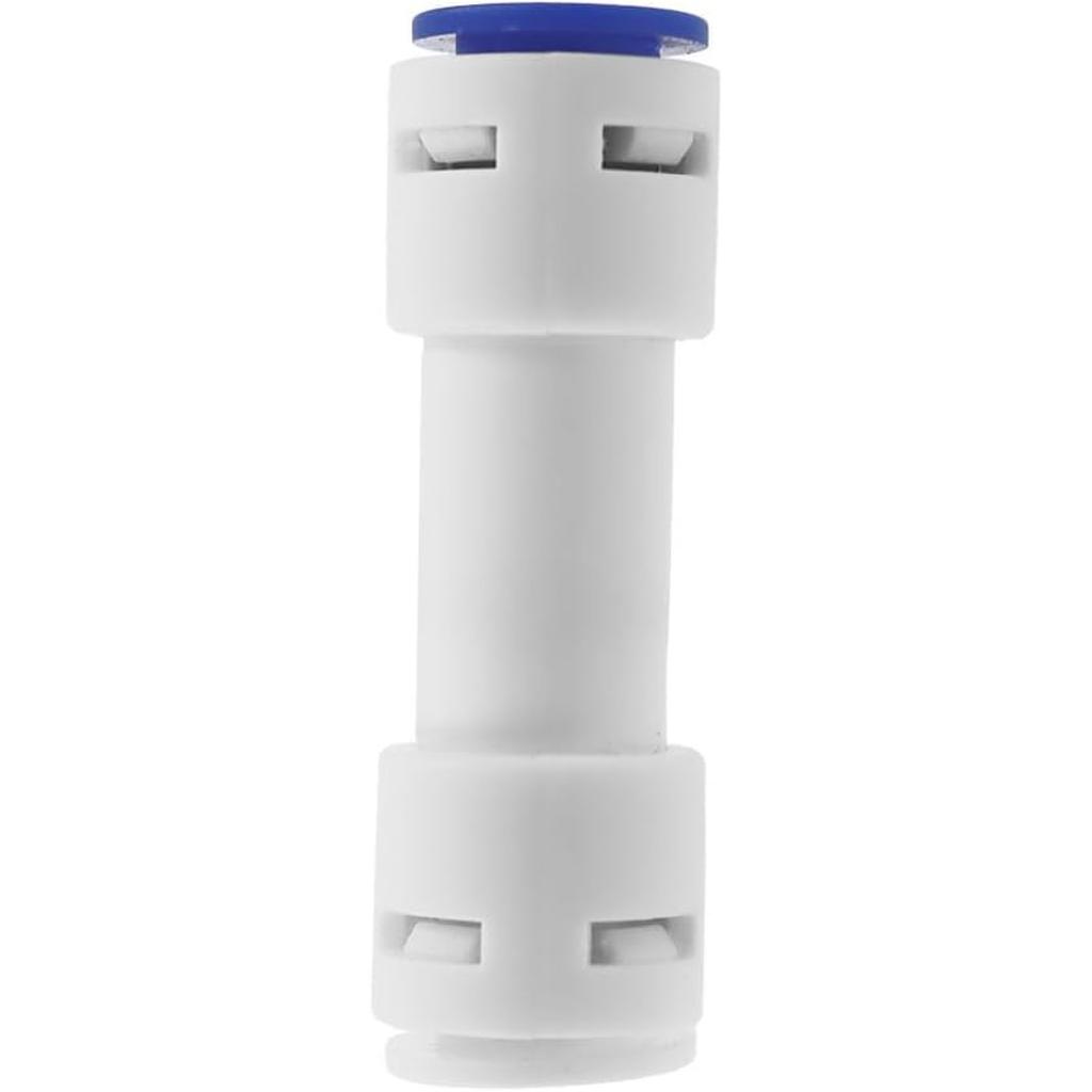 1/4" Quick Connect Check Valve,6PCS Push to Connect One Way Check Valve,TTZEZE One-way Through Water Purifier Check Valve Quick Connect Fitting RO
