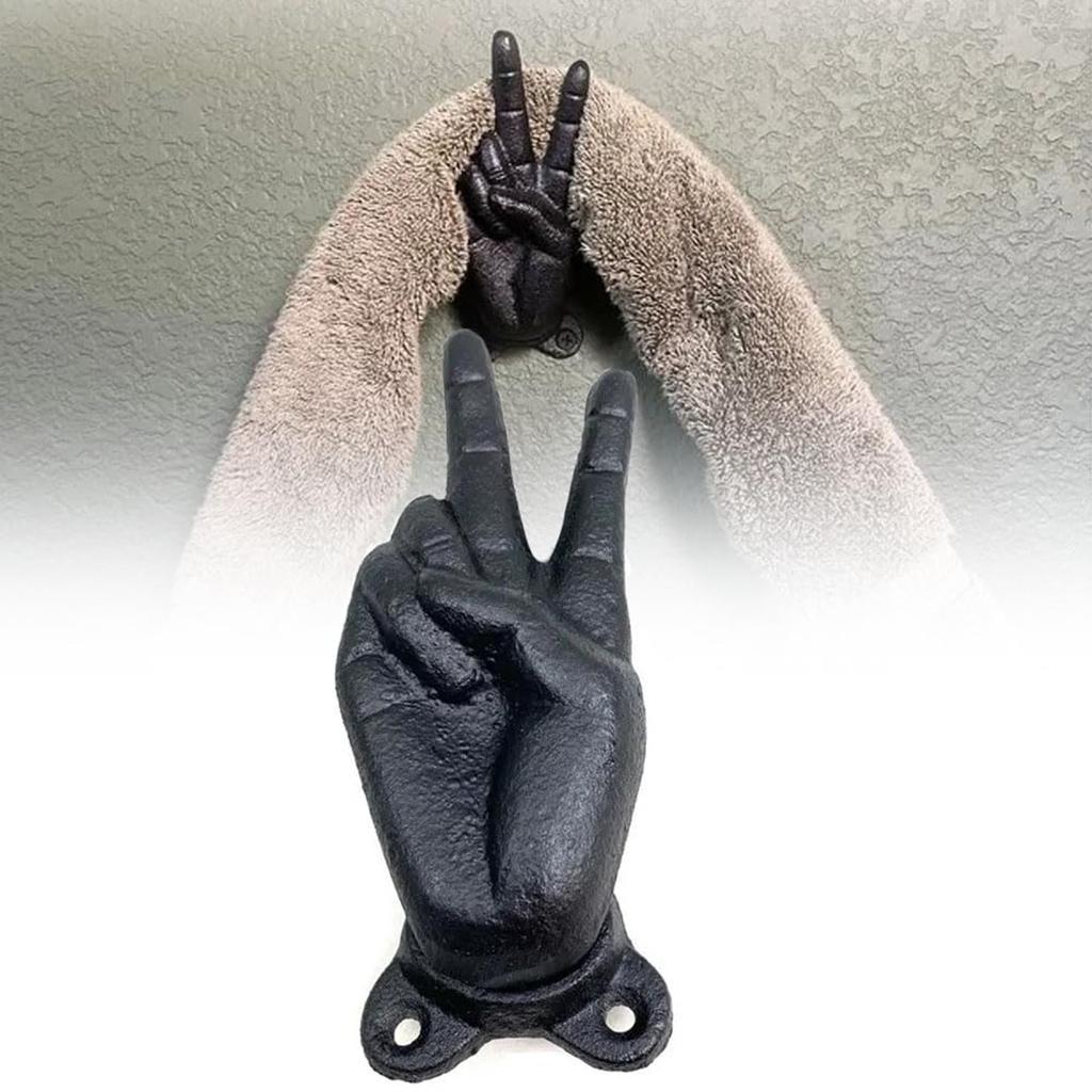 Cross-Border New Independent Station Popular Creative Resin Interesting Finger Gesture Hook Home Decoration Pendant Wholesale