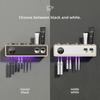 Smart Wall-Mounted Toothbrush Holder with UV Sterilizer, Toothpaste Squeezer, and Dryer