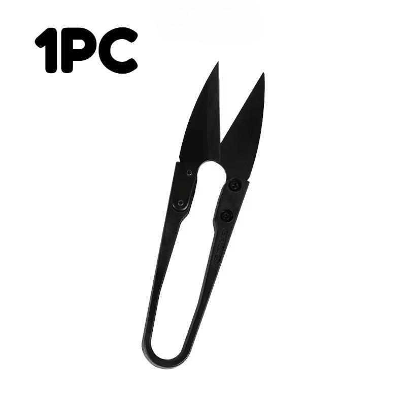 

4PCS Thread Scissors U Shape Antirust Cutter Sewing Scissor Bonsai Pruning Scissor Bud Leaves Trimmer DIY Needlework Hand Tools