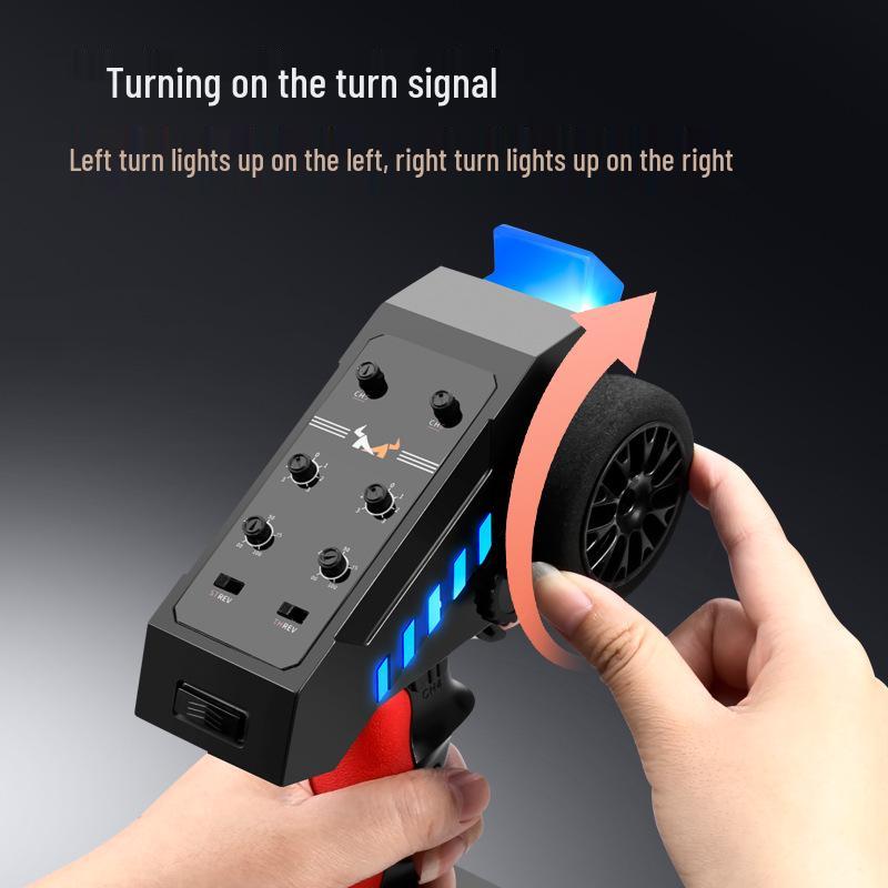 MN-89K 2.4G Six-Channel Pistol Grip Remote Controller for Car, Boat, and Tank Models