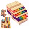 100Pcs Wooden Chip Natural Handicraft Material Ice Cream Sticks For Children'S Diy Handmade Wood Strip Party Creative Supplies