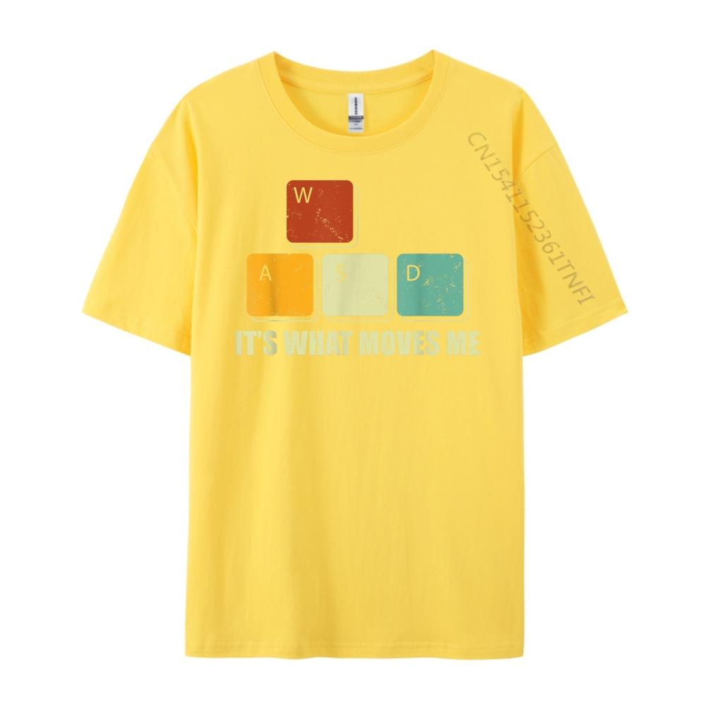 Wasd It What Moves Me Computer Video Games Gamer Pc Graphic T Shirts 100 Cotton Luxury Brand Graphic