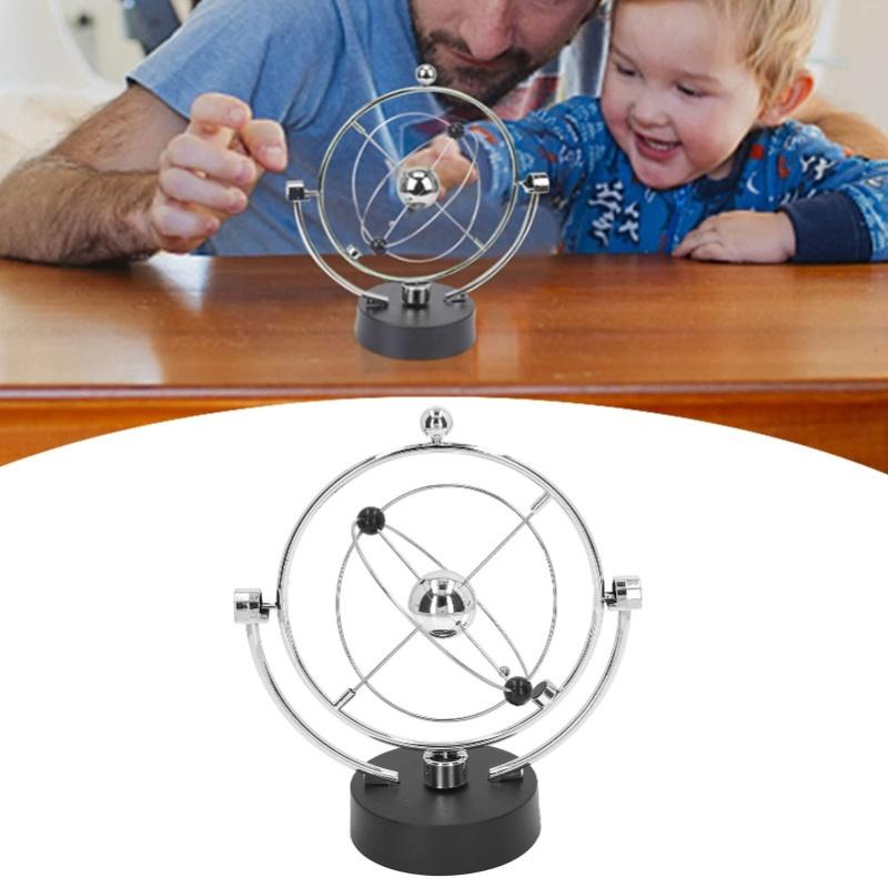Perpetual Motion Schwingkugel Elektronisches Sonnensystem Magnetische Schwingung Energie Orbit Desktop Ornament