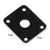 2pcs Guitar Output Jack Socket Square Plastic Plates for LP Guitar Bass