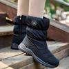 Mode Zip Schnee Stiefel Frauen Mitte Der Wade Winter Schuhe Für Männer Casual Watarproof Plattform Heels Botas