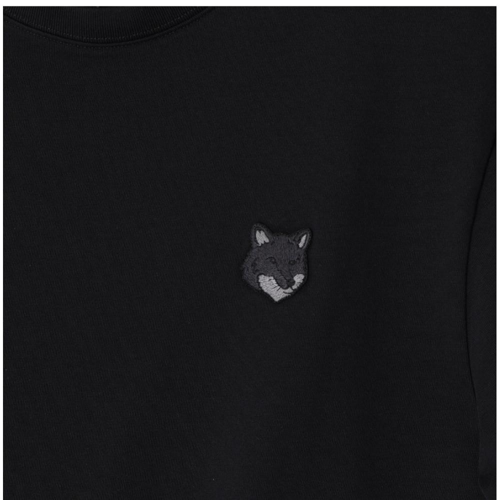 MaiSon KitSune Lm00107kj0119 P199 Bold Fox Head Patch Men S Short Sleeve Tee